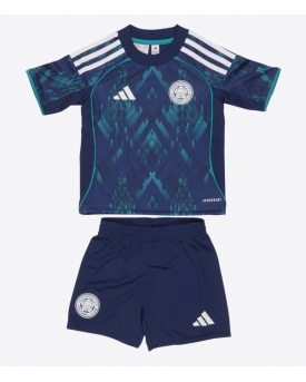 Leicester City Maglia Gara Trasferta Repliche 2025-26 Bambino Maniche Corte